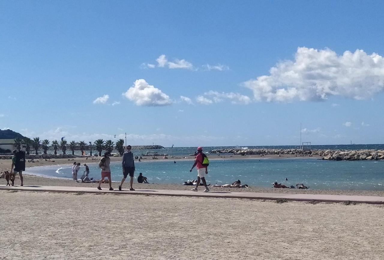 Sun Escape, Appart Renove Climatise 3 Pieces 4-6 Pers, 350M De La Plage Marseille Eksteriør bilde