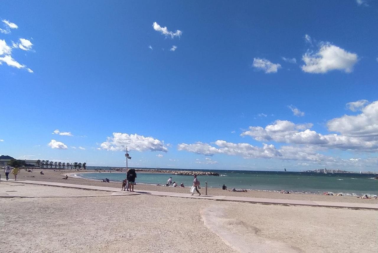 Sun Escape, Appart Renove Climatise 3 Pieces 4-6 Pers, 350M De La Plage Marseille Eksteriør bilde