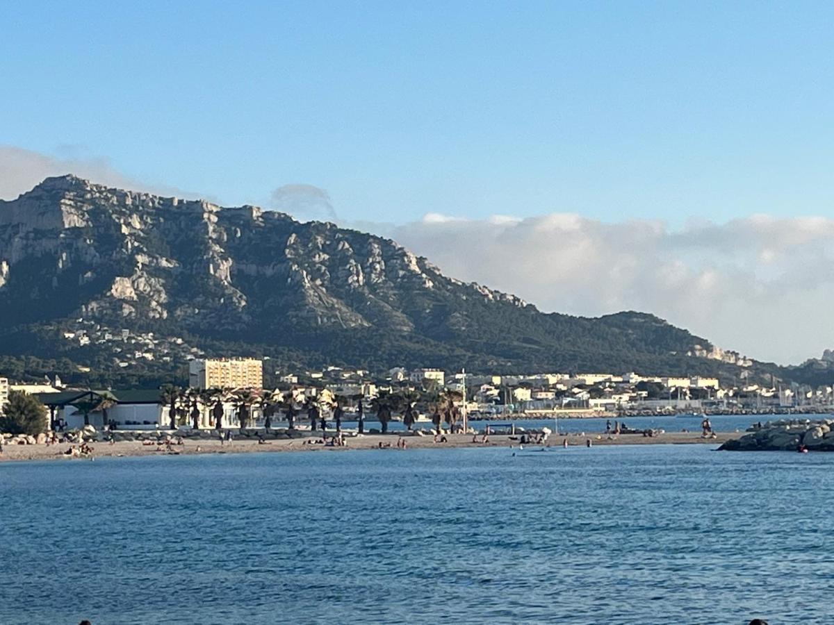 Sun Escape, Appart Renove Climatise 3 Pieces 4-6 Pers, 350M De La Plage Marseille Eksteriør bilde
