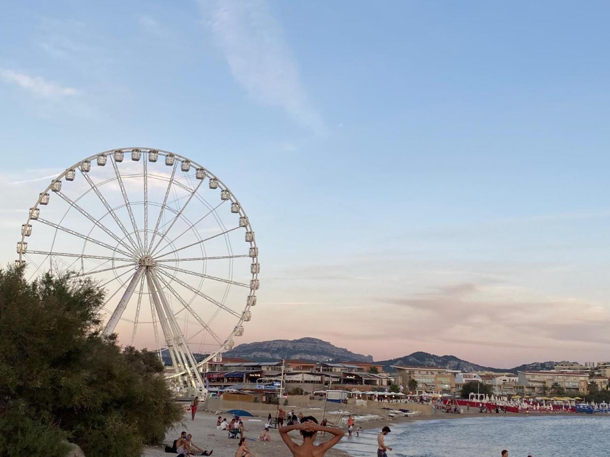 Sun Escape, Appart Renove Climatise 3 Pieces 4-6 Pers, 350M De La Plage Marseille Eksteriør bilde