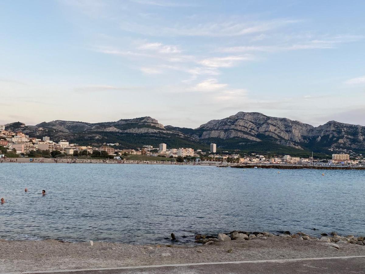 Sun Escape, Appart Renove Climatise 3 Pieces 4-6 Pers, 350M De La Plage Marseille Eksteriør bilde
