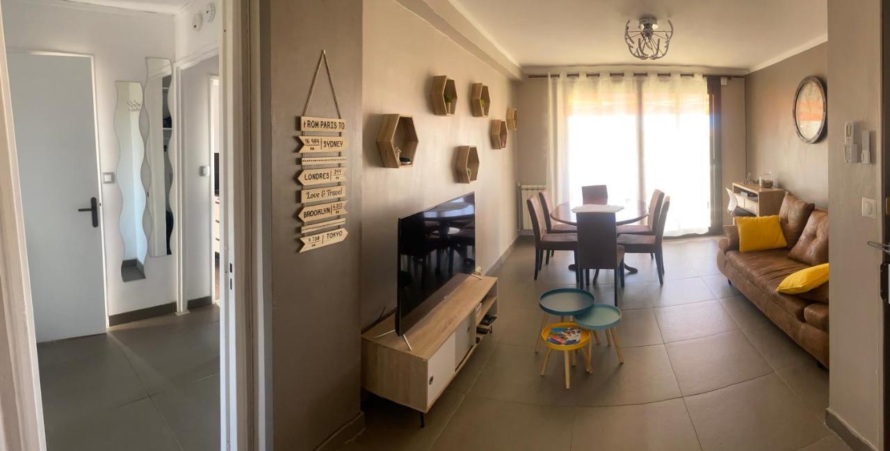 Sun Escape, Appart Renove Climatise 3 Pieces 4-6 Pers, 350M De La Plage Marseille Eksteriør bilde